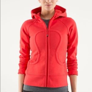 Lululemon scuba hoodie in red. Size 4